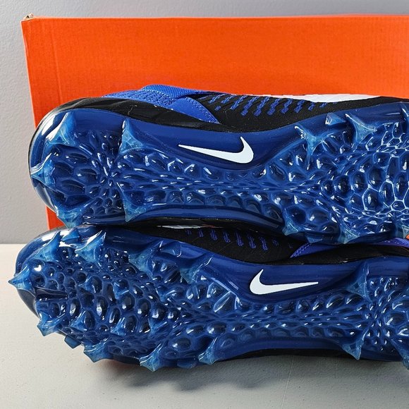 Nike Alpha Menace Pro 2 Mid Men's Football Cleats Royal Black BV3945-400 12/13 - Picture 9 of 9